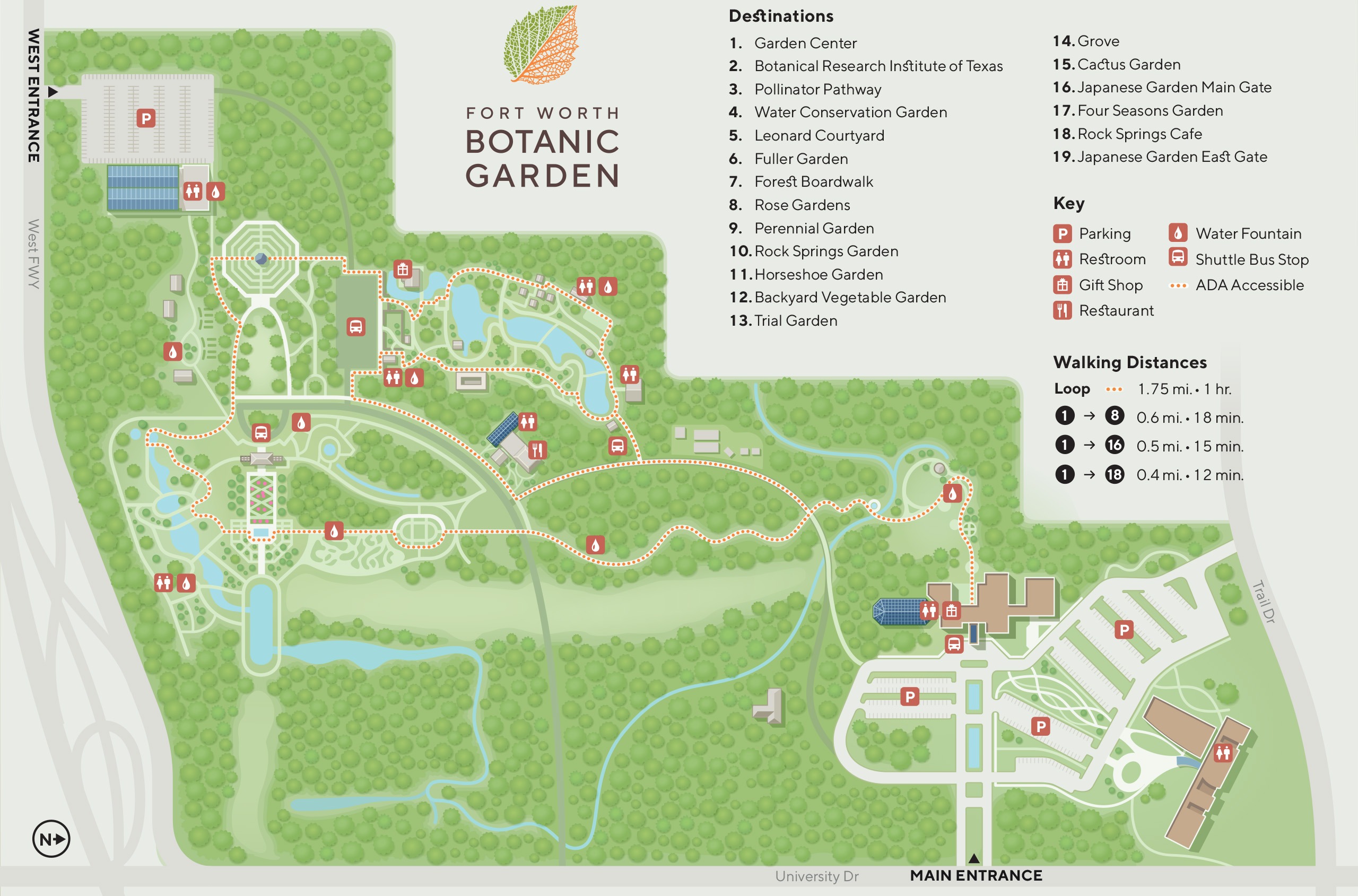 Interactive Map - Fort Worth Botanic Garden