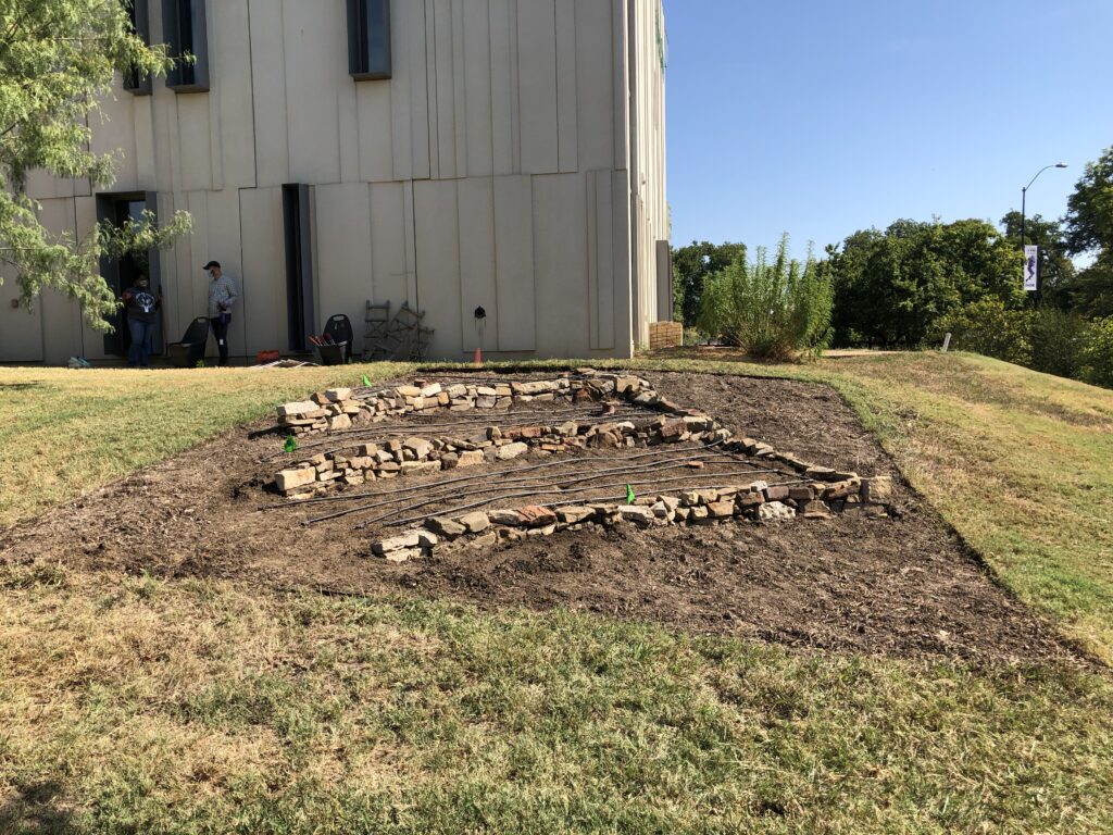 First Peoples Garden prepared for planting