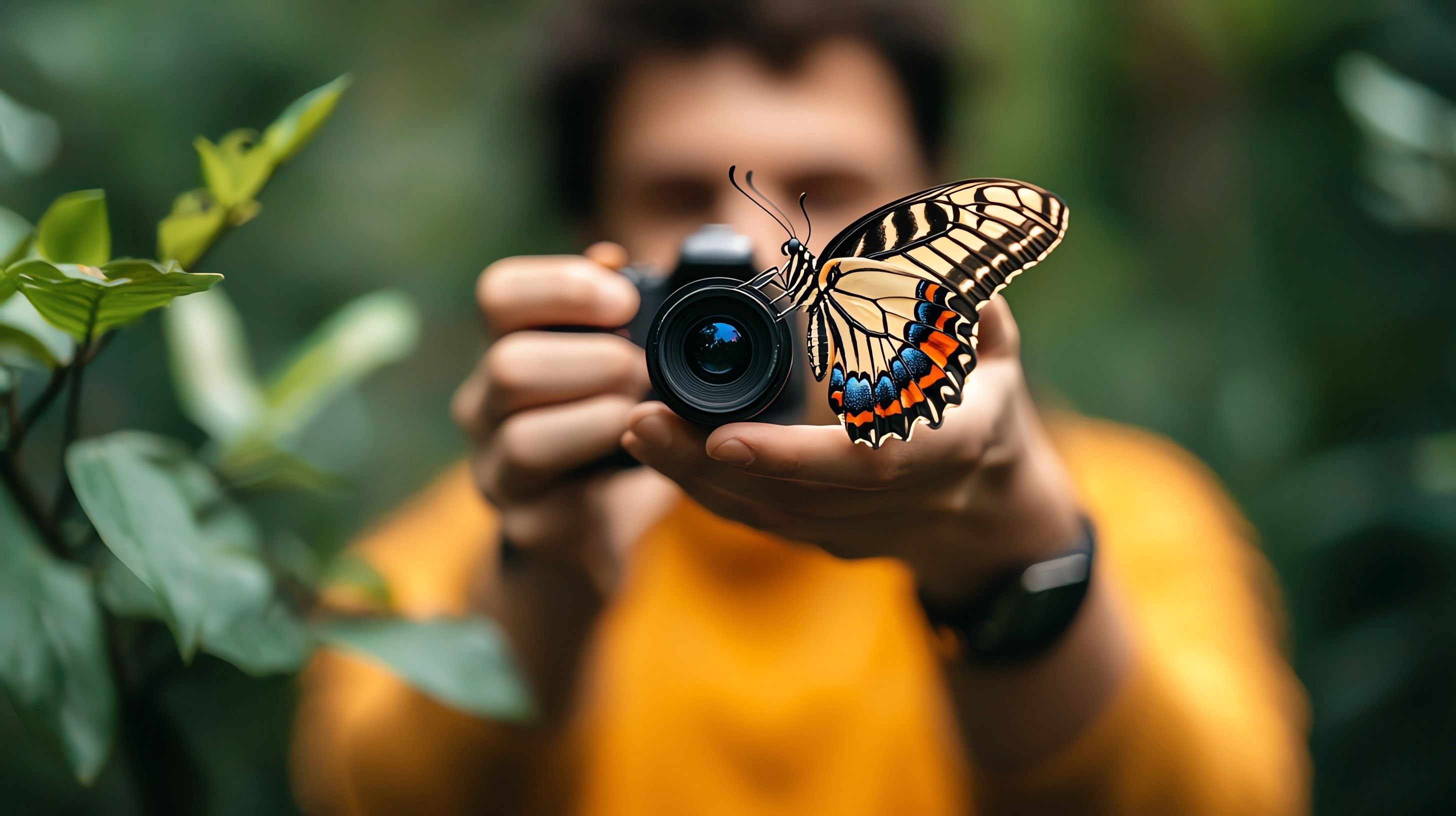 Photographing Butterflies in the Garden